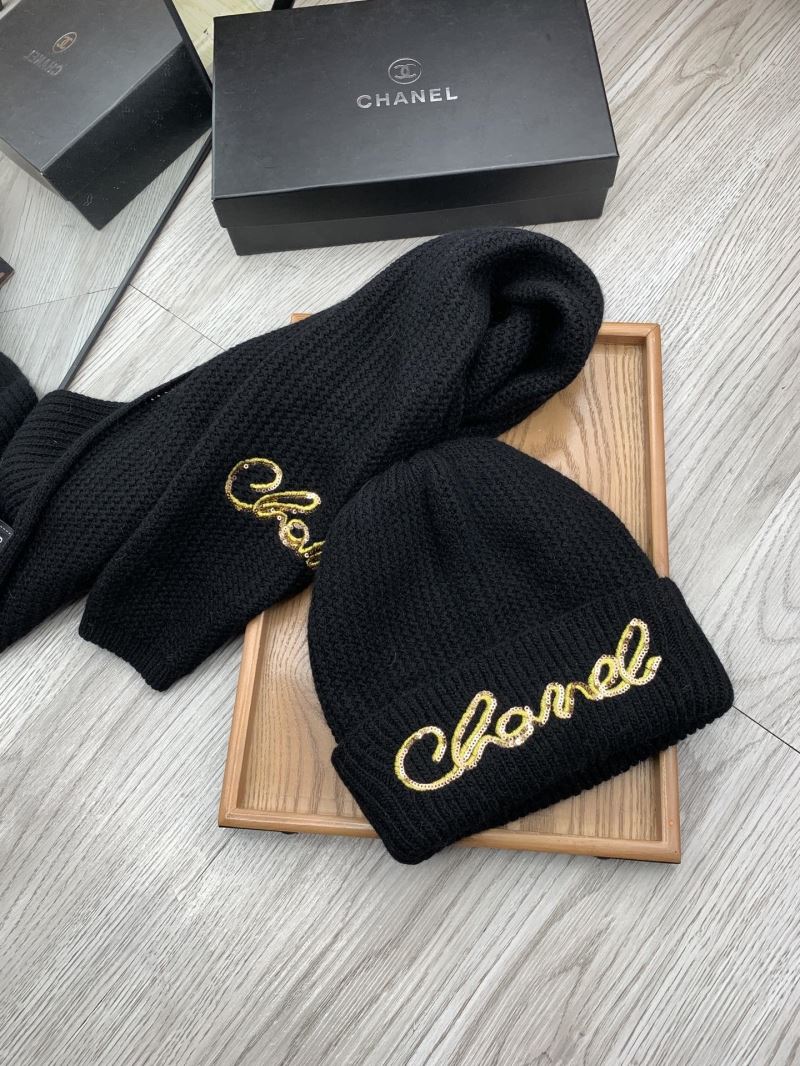 Chanel Caps Scarfs